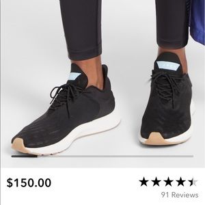 NIB saysh one sneaker Athleta black/white 8.5